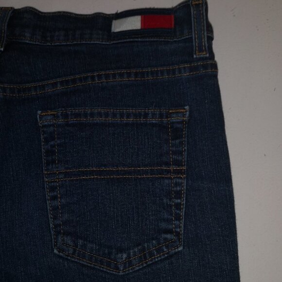 Tommy Hilfiger Men's Size 32 Made in Canada Euro Flare Blue Jeans - Picture 6 of 11